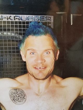 Flea Gallien Kruger Bass Amp Poster Red Hot Chili Peppers Rhcp 90s