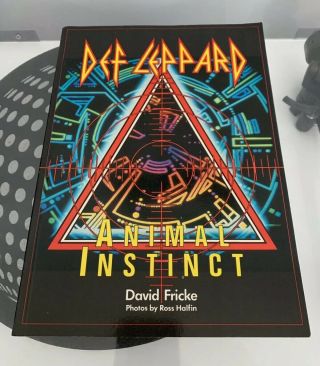 Def Leppard ‘animal Instinct’ Book,  David Fricke Ross Halfin - First Edition