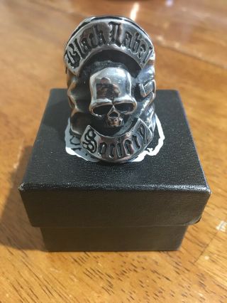 Black Label Society Official Logo Ring Size 13