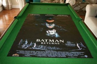 Batman Returns 1992 Australian One Sheet Movie Poster In Very Good Cond