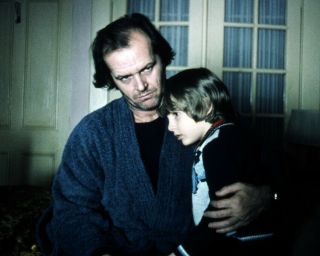 The Shining Jack Nicholson Danny Lloyd 8x10 Photo (20x25 Cm Approx)