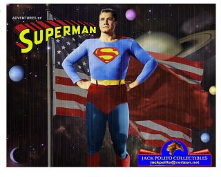 " George Reeves As Superman " Tv Superman Series 1950 