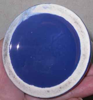 VINTAGE Homer Laughlin Fiesta Ware Cobalt Blue Bud Vase HLC USA Pottery 4