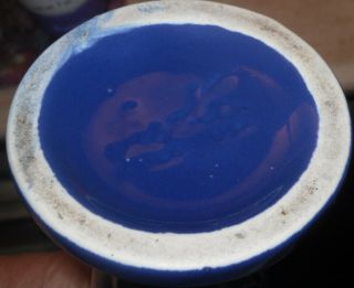 VINTAGE Homer Laughlin Fiesta Ware Cobalt Blue Bud Vase HLC USA Pottery 5