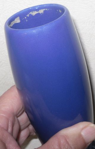 VINTAGE Homer Laughlin Fiesta Ware Cobalt Blue Bud Vase HLC USA Pottery 6