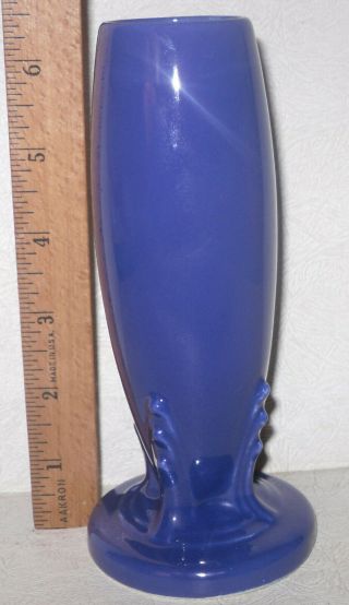 VINTAGE Homer Laughlin Fiesta Ware Cobalt Blue Bud Vase HLC USA Pottery 7