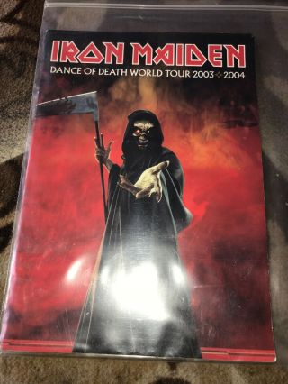 Iron Maiden Dance Of Death 2003 2004 World Tour Book