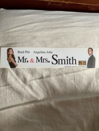 Mr.  & Mrs.  Smith Mini Box Office Mylar