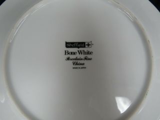 14pc Sheffield Bone White China Porcelain Dinner Plates Cups 4827K 5