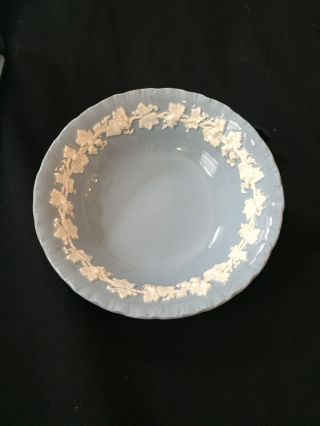 3 Cereal Bowls - Wedgwood Queensware Cream On Lavender - Shell