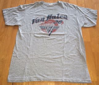 Van Halen Rock And Roll 2008 World Tour Concert Tour T Shirt Adult Size Large