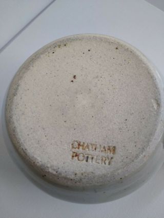 Vintage Chatham Pottery Chowder Mug,  Cape Cod Stoneware Salt glazed 4