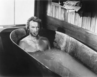 Clint Eastwood High Plains Drifter Bathtub Photo