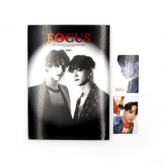 [jus2] Focus Album/a Ver Cover,  Jb Photobook,  Jb Photocards/jb Set 3
