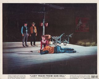 Last Train From Gun Hill 1959 8x10 Movie Photo (mini Lobby Card) Nn