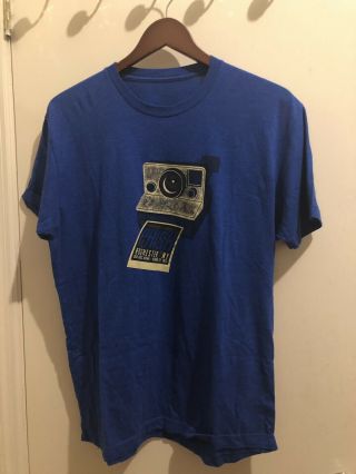 Phish Summer Tour 2013 T - Shirt [dry Goods] Large L Rochester Ny Polaroid Blue