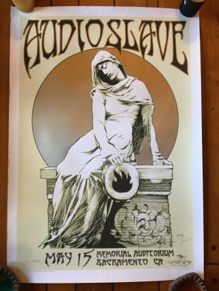Audioslave Stanley Mouse Studios Poster 2005 Sacramento Signed Limited Ed.  250