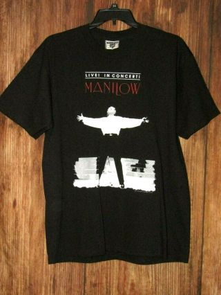 Barry Manilow Live In Concert The Greatest Hits Tour Graphic T - Shirt Size Xl