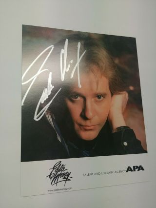 Eddie Money Hand Signed Autograph Promo Photo 8x10 Press Photo