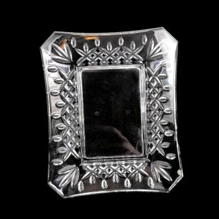 Vintage Waterford Crystal Lismore Picture Frame 2 " X 3 " Ireland