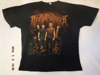 Nickelback 2010 Dark Horse Tour T - Shirt 2xl