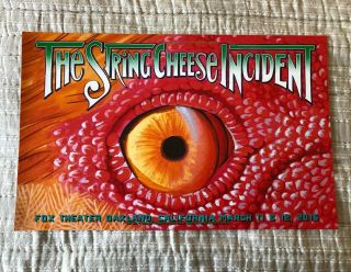 String Cheese Incident Concert Poster - Fox Theater Oakland 3/11 & 3/12/16