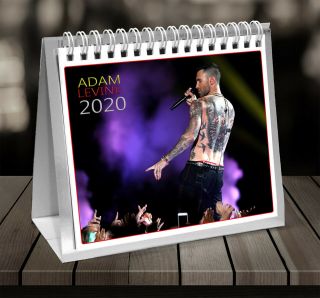 Adam Levine Maroon 5 2020 Desktop Calendar On Special