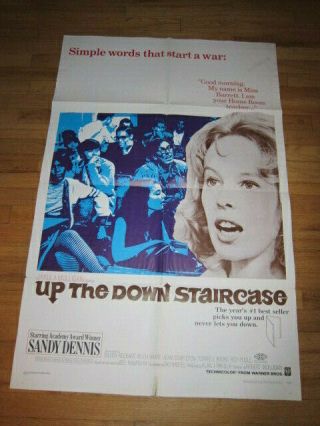 Up The Down Staircase 1sh 1967 Sandy Dennis,