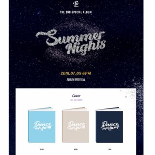 Twice 2nd Special,  Summer Nights Album: Cd,  Photocard,  Photobook,  Tracking,
