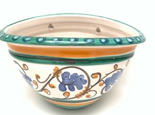 Italica Ars Italy Wall Pocket Vase Planter Pottery 10 3/4”