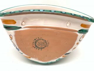 Italica Ars Italy Wall Pocket Vase Planter Pottery 10 3/4” 3