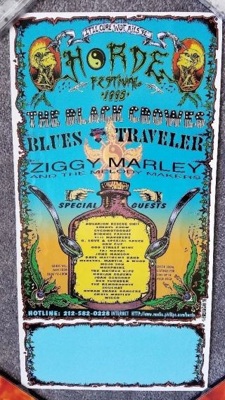Horde 1995 Festival Rare Tour Poster