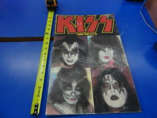 1977/1978 Kiss Concert Program Book World Tour 77&78 Alive Ii