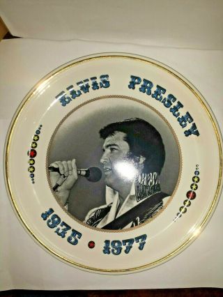 Elvis Presley 1982 Plate/staffordshire