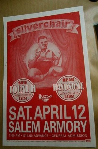Silverchair 1997 Concert Poster - Salem Armory Local H Handsome