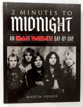 2 Minutes To Midnight Iron Maiden Heavy Metal Music Collectible Book Gift