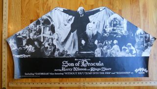 Nilsson Ringo Starr 1974 Rapple Lp Film Son Of Dracula Promo Poster Beatles