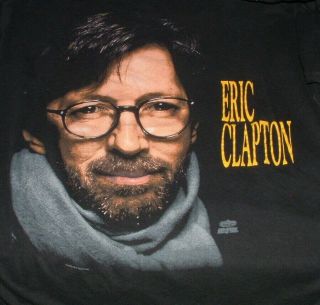 Eric Clapton Vintage Tour T Shirt Xl Cream Blind Faith 1992