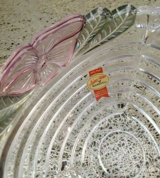 Germany Anna Hutte Bleikristall 24 PBO Lead Crystal Candy Bowl Vintage 3
