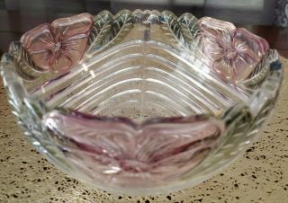 Germany Anna Hutte Bleikristall 24 PBO Lead Crystal Candy Bowl Vintage 4