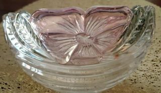 Germany Anna Hutte Bleikristall 24 PBO Lead Crystal Candy Bowl Vintage 5