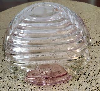 Germany Anna Hutte Bleikristall 24 PBO Lead Crystal Candy Bowl Vintage 8