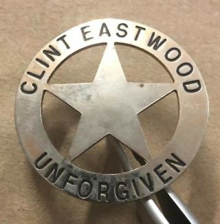 Clint Eastwood Unforgiven Promotional Pin Warner Bros 1993 D20