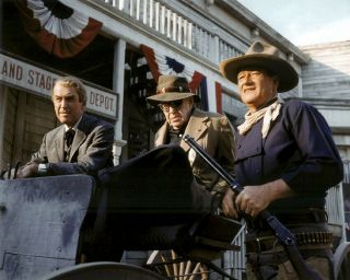 Man Who Shot Liberty Valance John Wayne James Stewart John Ford Director Photo