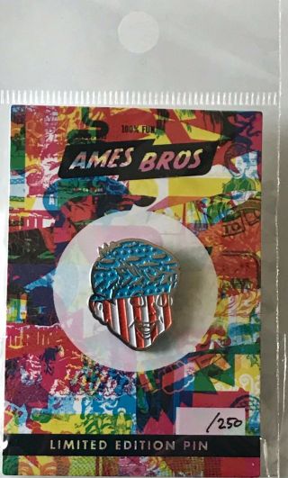 Pearl Jam Pin Ames Bros Poster Image Hartford Stars And Stripes Boy Limited Ed.