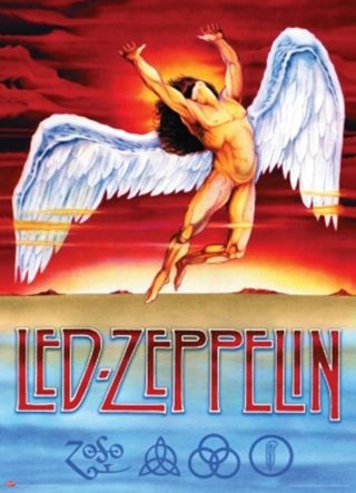 Led Zeppelin Swan Song Giant Poster 40 " X 60 "
