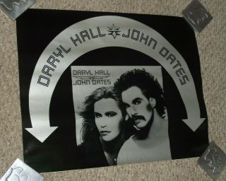 Daryl Hall John Oates Org 1975 Self - Titled Rca Debut Store Promo Poster Display