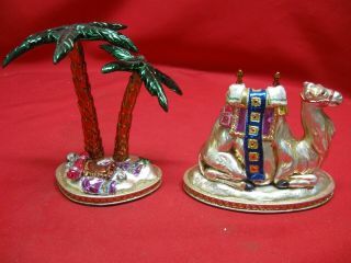 Waterford Holiday Heirloom Nativity Camel And Palm Tree Set