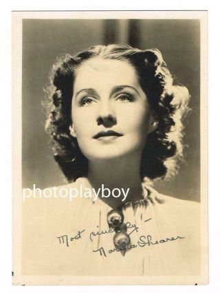 Norma Shearer Queen Of Mgm Vintage Movie Publicity Portrait 1930 