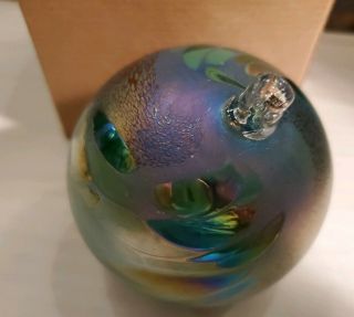 BOROWSKI GLASS STUDIO ORNAMENT HAND CRAFTED IN POLAND.  GERMANY.  LOVELY GIFT BOX 2
